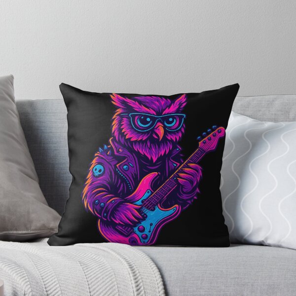 Item preview, Neon Cosmic Owl – Guardian of the Night designed and sold by Qopta.
