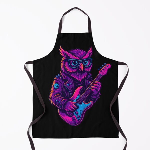 Item preview, Neon Cosmic Owl – Guardian of the Night designed and sold by Qopta.