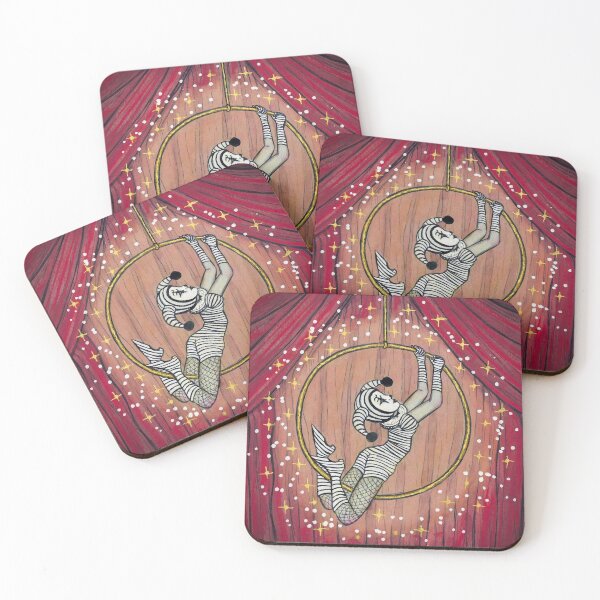 Item preview, Whimsical Aerial Circus Clown Performer designed and sold by laceylyssa.