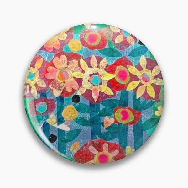 Aperçu de l'œuvre Collage de fleurs, abstrait créée et vendue par Edgot Emily Dimov-Gottshall.