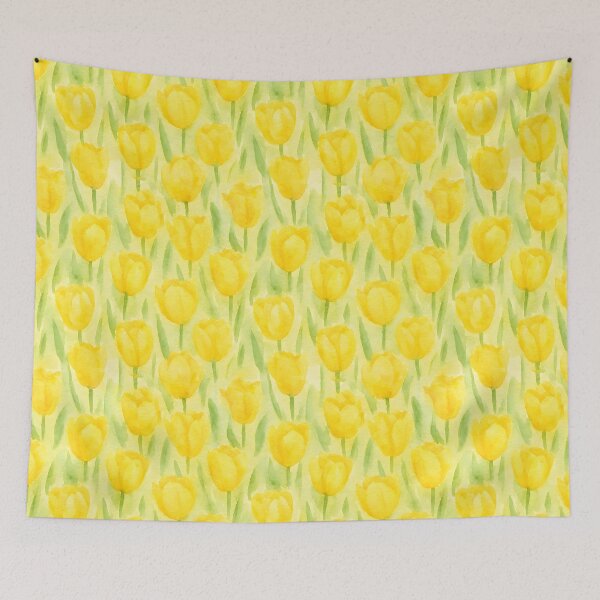 Item preview, Golden Apeldoorn Tulips Pattern designed and sold by HOMETOWN86.