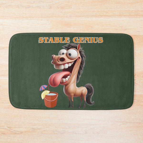 Item preview, Funny Meme Horse Face – Stable Genius Cartoon designed and sold by Szpaku desart .