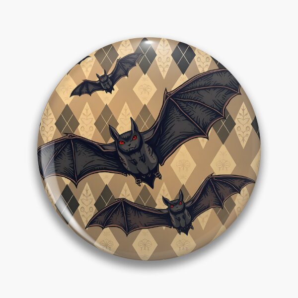Item preview, Classic Argyle Pattern with Bats – Spooky Gothic Preppy Design designed and sold by WhimsicalThredz.