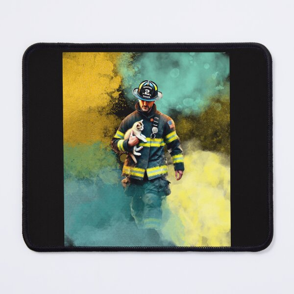 Item preview, Sweet firefighter designed and sold by I'm Magdalena .