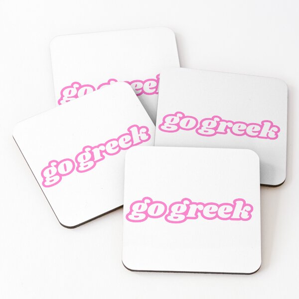 Item preview, Go Greek Pink designed and sold by bubblesjpeg.