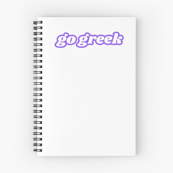 Item preview, Go Greek Purple designed and sold by bubblesjpeg.