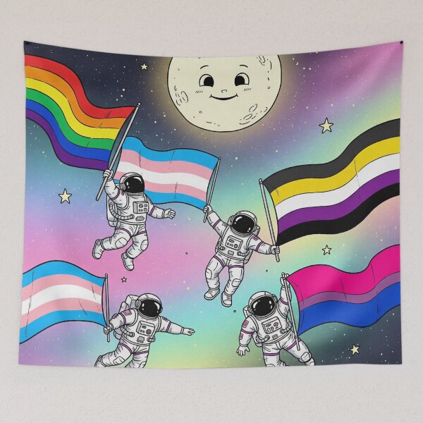 Item preview, LGBT Astronauts  designed and sold by veejiras.