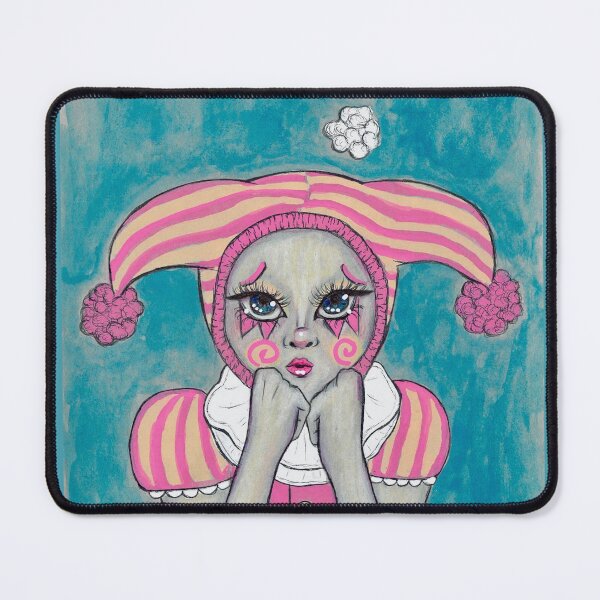 Item preview, Broken Hearted Jester – Whimsical Sad Clown designed and sold by laceylyssa.