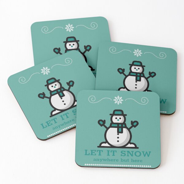 Item preview, Let it Snow anywhere but here Fun Christmas/Winter Design designed and sold by Dina's Digital Designs.