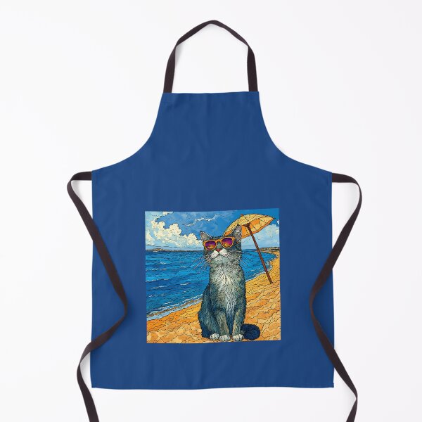 Item preview, A beautiful cat on the beach. designed and sold by Natalia-Vlad.
