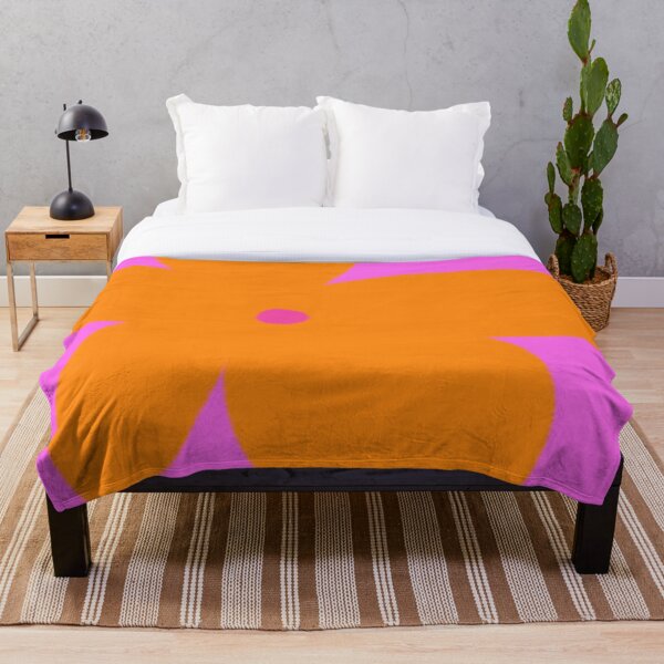 Item preview, Bright orange flower designed and sold by strokes and splashes.