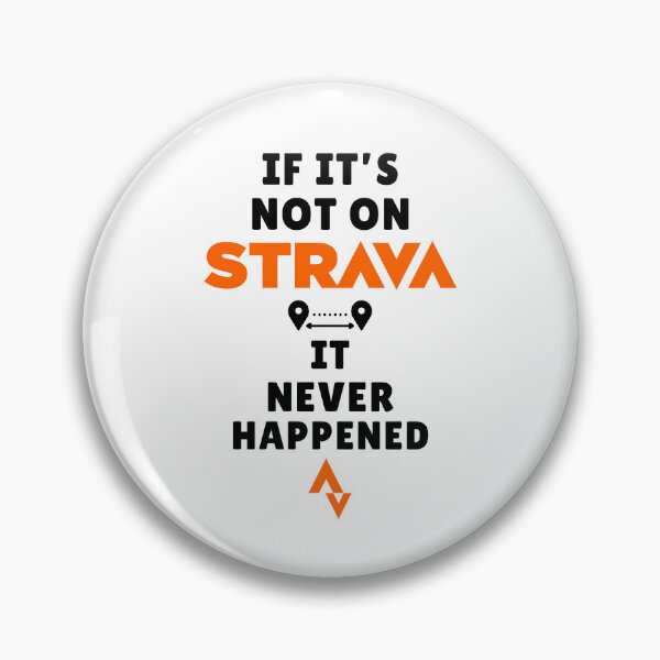 Item preview, If It’s Not on Strava It Never Happened Funny Cycling and Running Quote Design | Strava Inspired Fitness Motivation for Cyclists, Runners, Triathletes designed and sold by BMLprint ⭐⭐⭐⭐⭐.