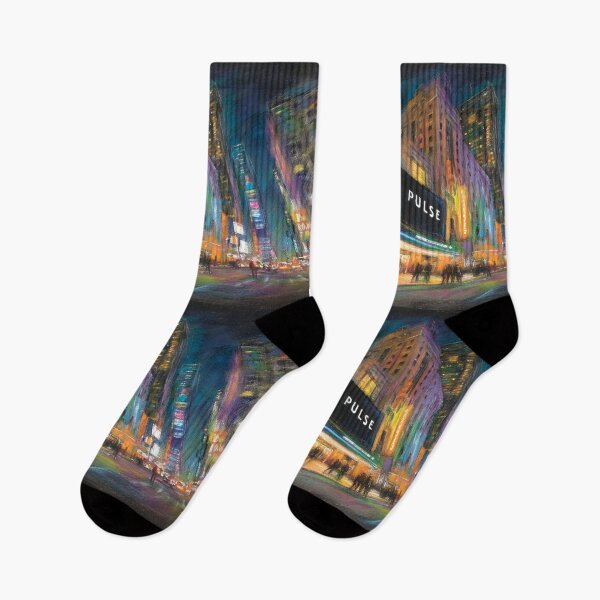 Item preview, Illuminate the City - A Vibrant Abstract Celebration of Urban Energy Neon Lights and Street Life designed and sold by OlfactoART Studio.
