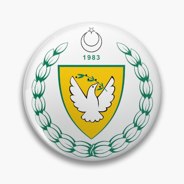 Item preview, national emblem seal of Turkish Republic of Northern Cyprus designed and sold by ak7sailor.