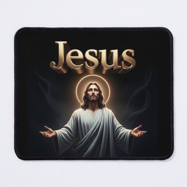 Item preview, Jesus | Divine 3D Gold Art designed and sold by Jonathan Gillette.