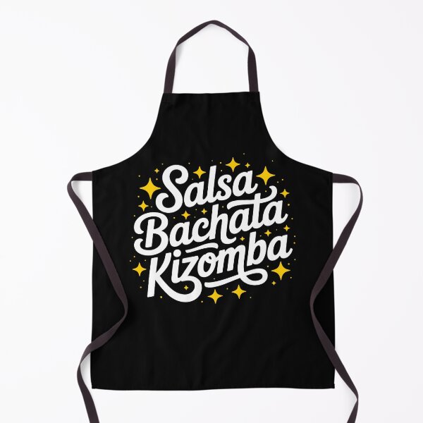 Item preview, Salsa Bachata Kizomba Dance Typography with golden stars designed and sold by AMwear.