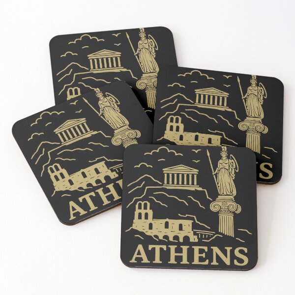 Item preview, Athens skyline - Cities horizons series designed and sold by LuizSilva1983.