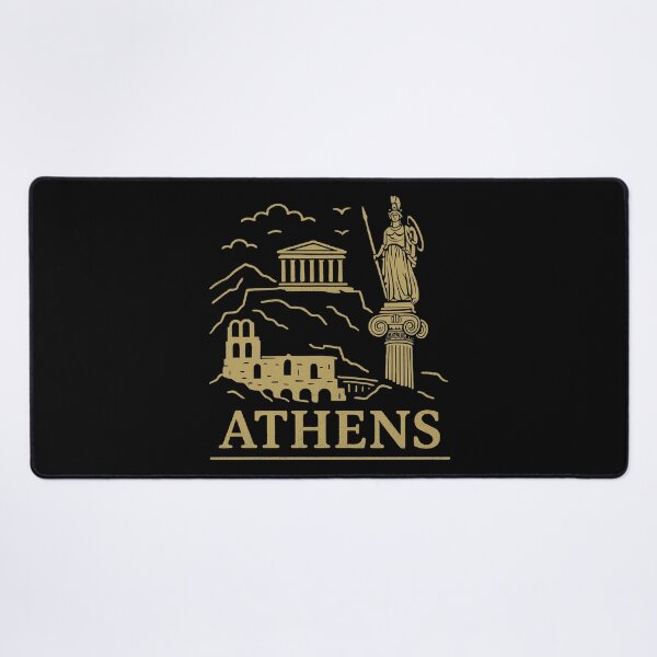 Item preview, Athens skyline - Cities horizons series designed and sold by LuizSilva1983.