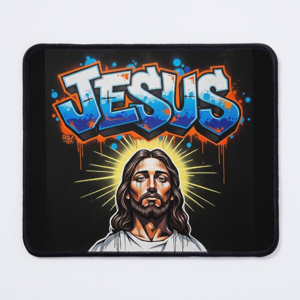 Item preview, Jesus Graffiti Art | Urban Street Style designed and sold by Jonathan Gillette.