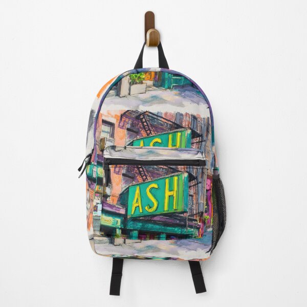 Item preview, Enter Ash - A Vibrant Abstract Celebration of Urban Pub Energy and Colorful Life designed and sold by OlfactoART Studio.