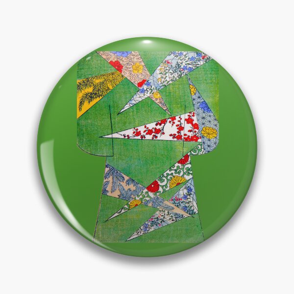 Item preview, Patchwork of Blossoms on Green designed and sold by WheelieGdArt.