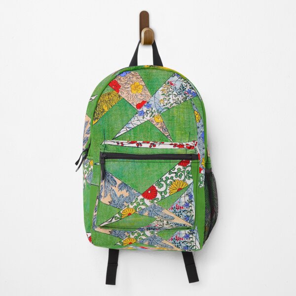 Item preview, Patchwork of Blossoms on Green designed and sold by WheelieGdArt.
