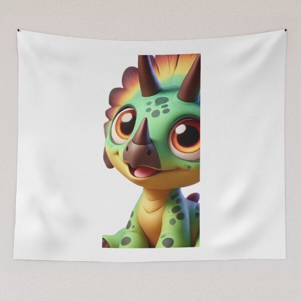 Item preview, Adorable Ceratopsian Dinosaur designed and sold by Sillytoe.