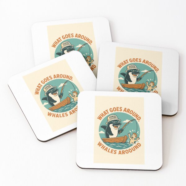 Item preview, What Goes Around, Whales Around designed and sold by FOUBYME.