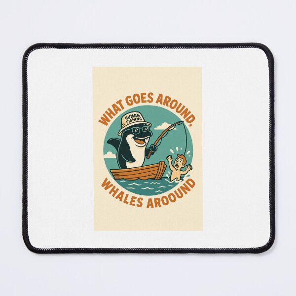 Item preview, What Goes Around, Whales Around designed and sold by FOUBYME.