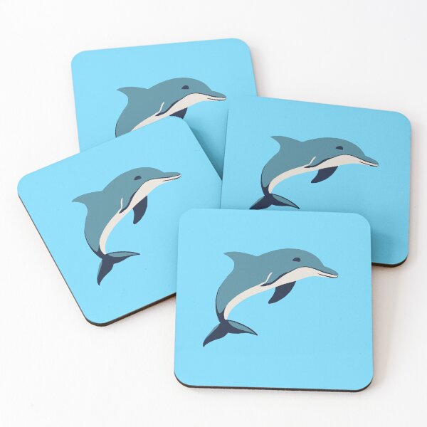 Item preview, Minimalist Dolphin Illustration – Ocean Lover & Beach Gift designed and sold by donwillisjrart.
