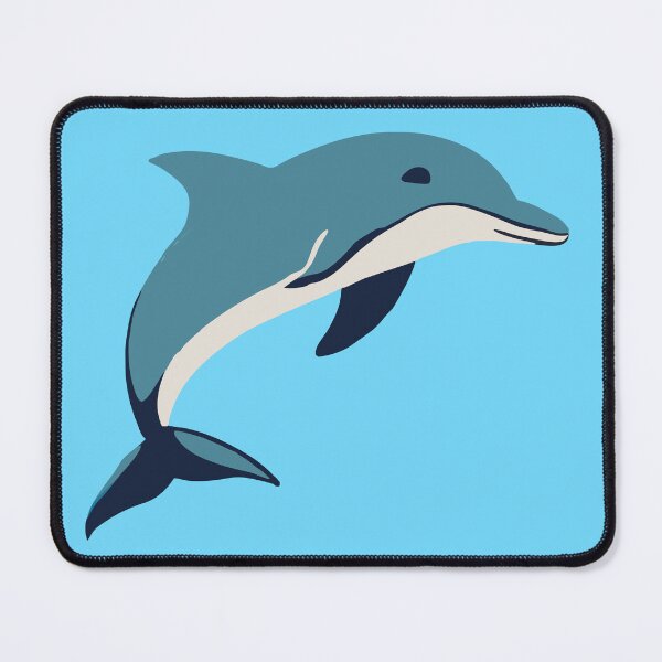 Item preview, Minimalist Dolphin Illustration – Ocean Lover & Beach Gift designed and sold by donwillisjrart.