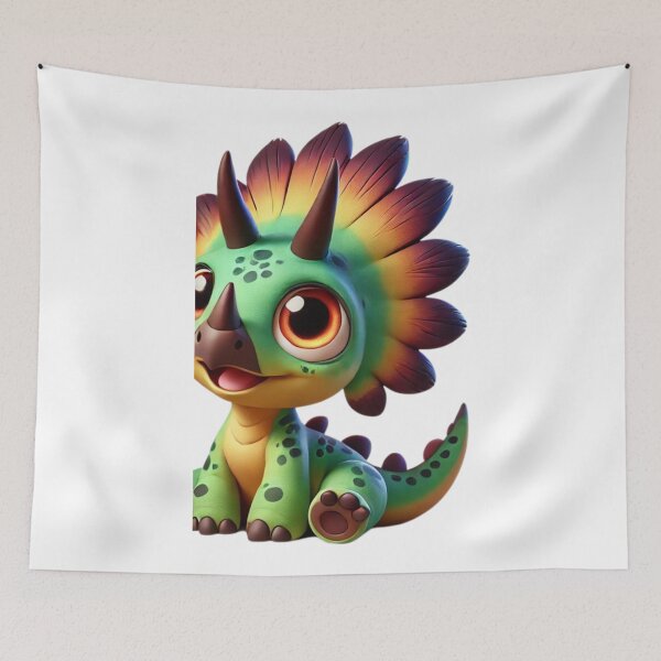 Item preview, Cute Ceratopsian Dinosaur designed and sold by Sillytoe.