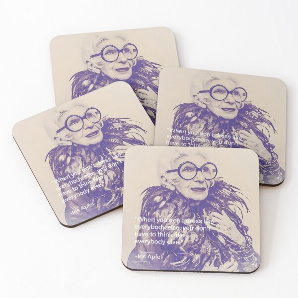 Item preview, Iris Apfel - When You Don't Dress Like Everybody Else V2 designed and sold by ScarahVonMonster.