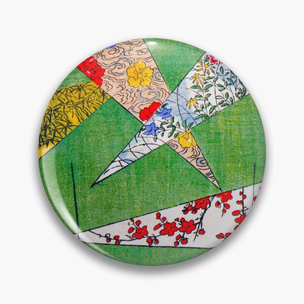 Item preview, Patchwork of Blossoms on Green - V2 designed and sold by WheelieGdArt.