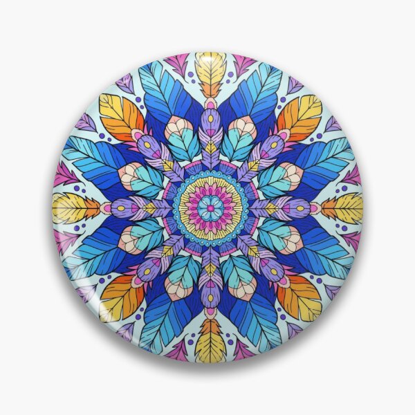 Item preview, Floral feather pattern designed and sold by ManelRedb.