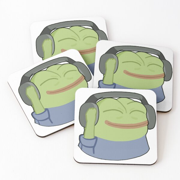 Item preview,  pepe peepo listening designed and sold by MebitArt.
