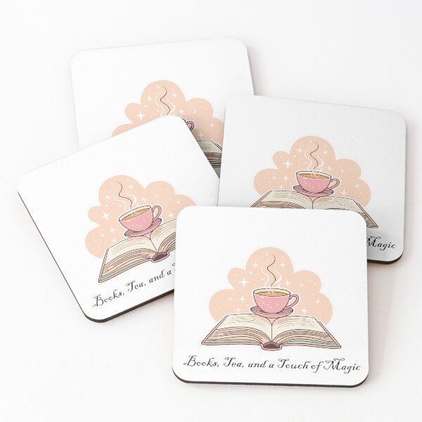 Item preview, Books, Tea and a Touch of Magic designed and sold by marshmelephant.