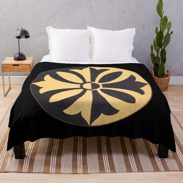 Item preview, Black and Yellow Medieval Crest, Geometric Art designed and sold by HawthorneFlame.