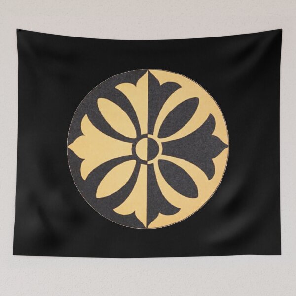 Item preview, Black and Yellow Medieval Crest, Geometric Art designed and sold by HawthorneFlame.