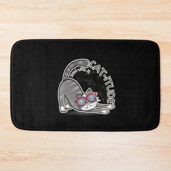 Item preview, cat-itude deal with it designed and sold by clickandmagic.