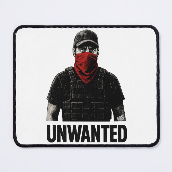 Item preview, Unwanted Occupation - Protest Stencil Design designed and sold by Occupy Threads.