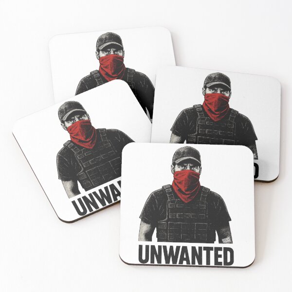 Item preview, Unwanted Occupation - Protest Stencil Design designed and sold by Occupy Threads.