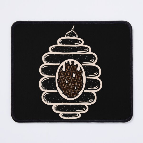 Item preview, Honey Packed Bee Hive - White Outline designed and sold by antigravitytree.