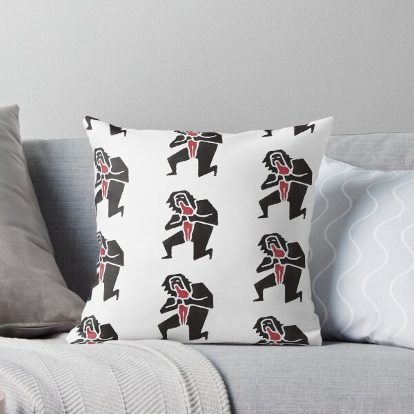 Item preview, Abstract Kneeling Figure with Red Accents designed and sold by darkskinbender.