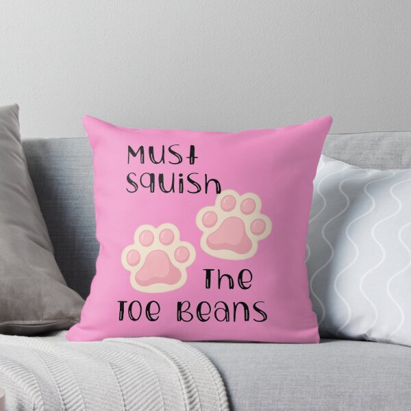 Item preview, Must Squish The Toe Beans Pink designed and sold by SoPurrsnickety.