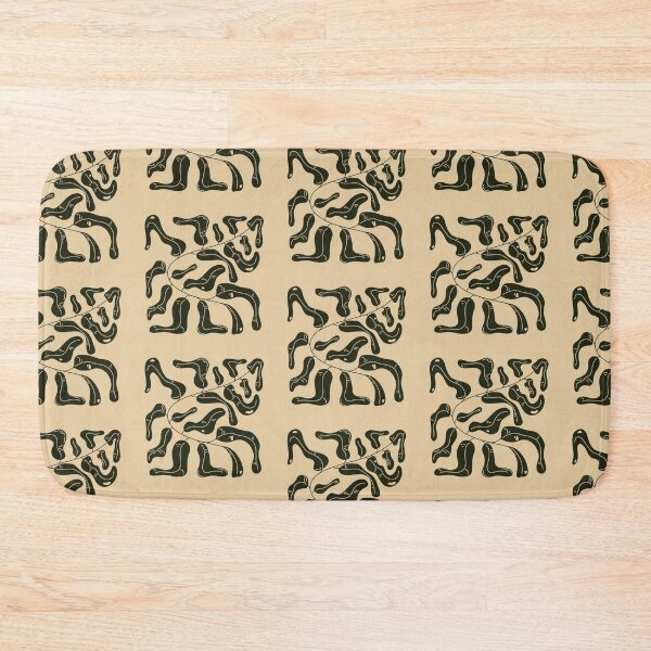 Item preview, Minimalist Biomorphic Abstract in Beige and Black designed and sold by darkskinbender.