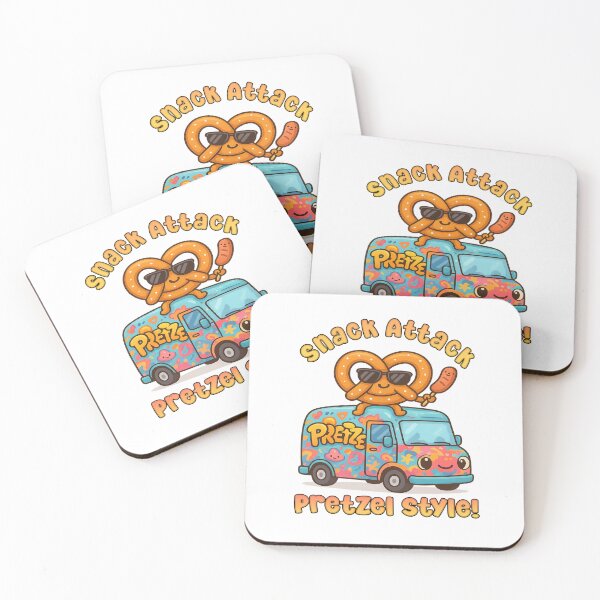 Item preview, Kawaii Berlin Pretzel Food Truck – Cute Street Food Vehicle Design designed and sold by Globalcitytees.