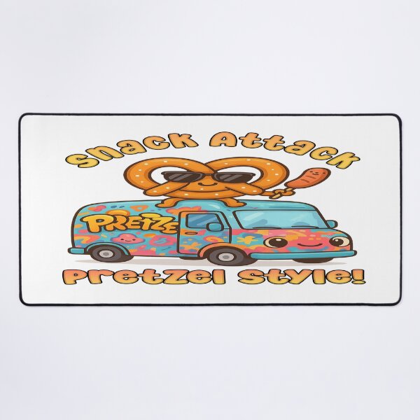 Item preview, Kawaii Berlin Pretzel Food Truck – Cute Street Food Vehicle Design designed and sold by Globalcitytees.