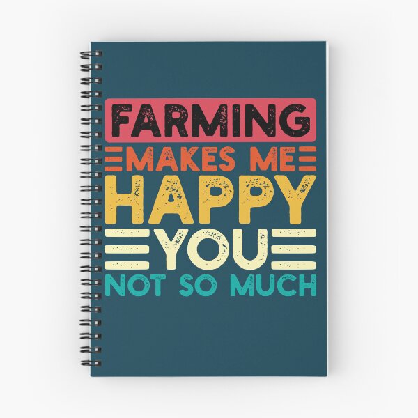 Item preview, Farming Makes Me Happy You Not So Much Funny Quote designed and sold by NosandEdgy.