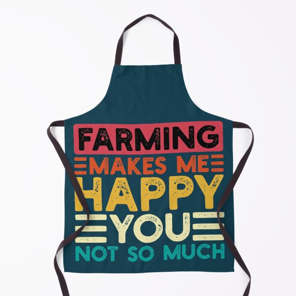 Item preview, Farming Makes Me Happy You Not So Much Funny Quote designed and sold by NosandEdgy.